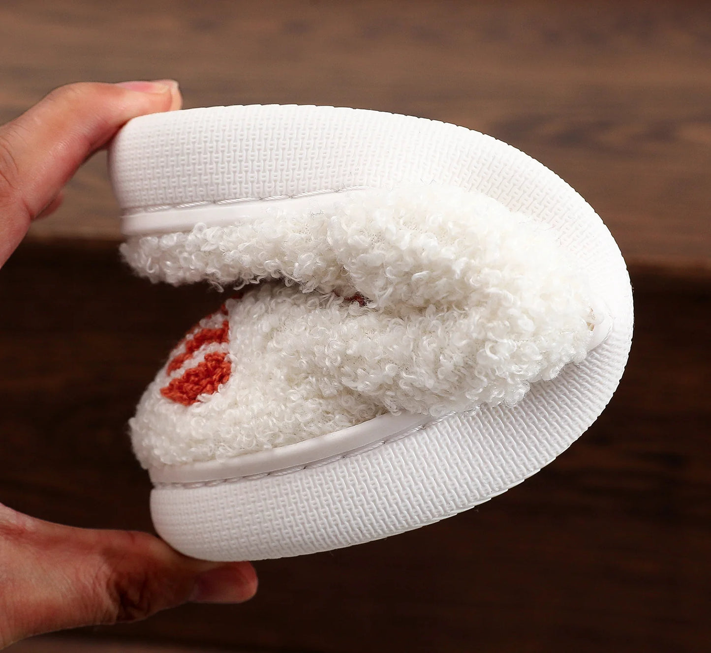 Christmas Gingerbread Cotton Slippers