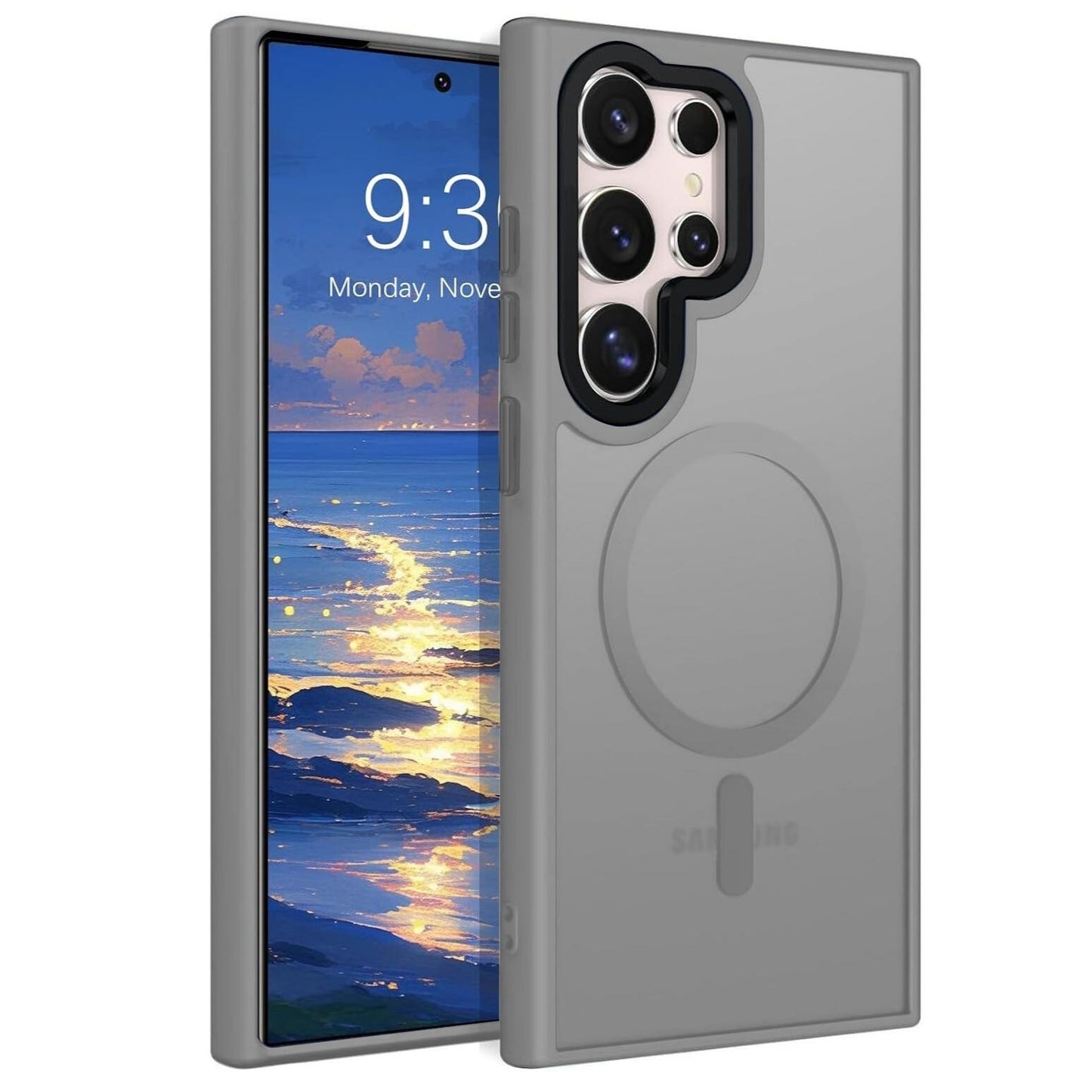 For Samsung Galaxy S26 S25 Ultra S24 S23 S22 Frosted Case Mag Safe Shockproof