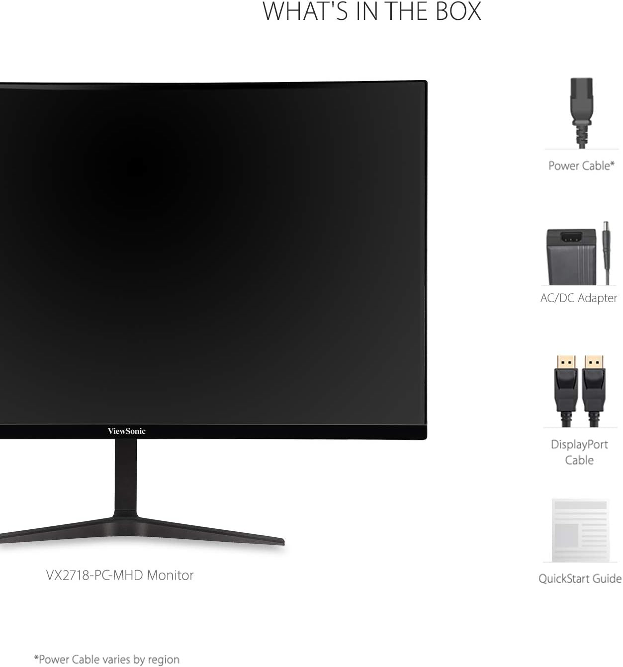 Viewsonic 27 Inch Curved 1080P Gaming Monitor