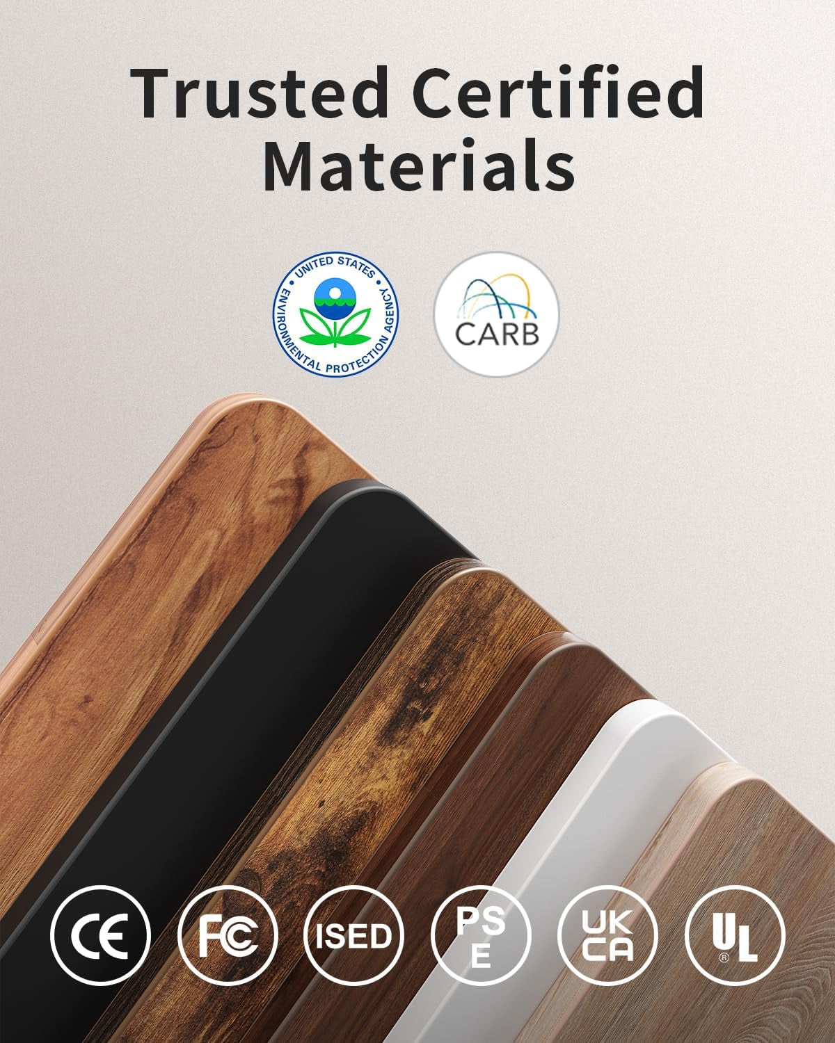 Electric Standing Desk, 48 X 24 Inches Height Adjustable Stand up Desk, Sit Stand Home Office Desk, Computer Desk, Rustic Brown