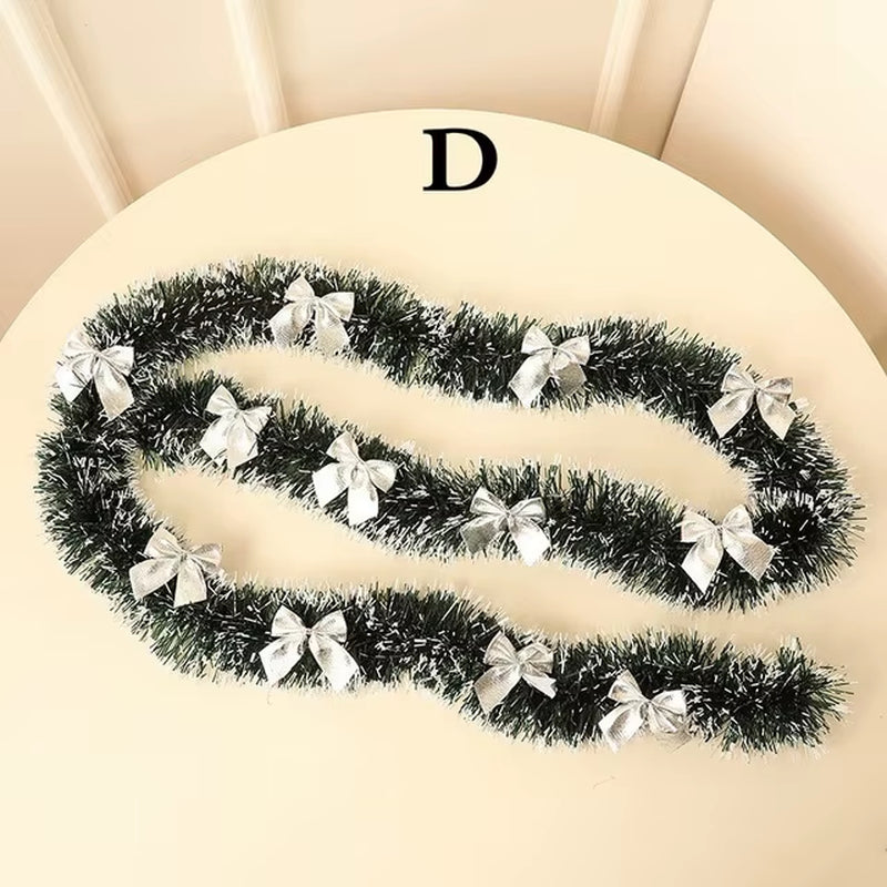 1PCS-2M Christmas Eve Bar Top Ribbon Garland