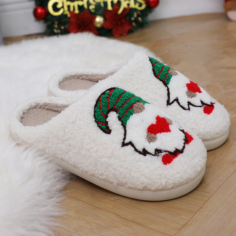Cute Santa Claus Christmas Slippers