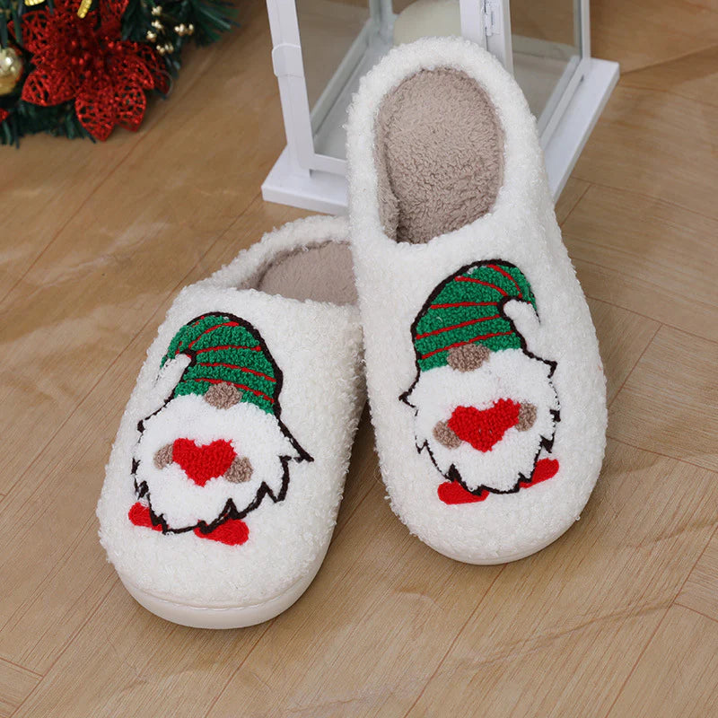 Cute Santa Claus Christmas Slippers