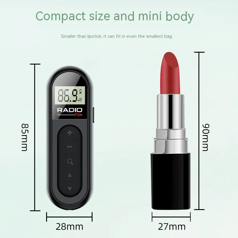 Portable Wireless Speaker with Clip