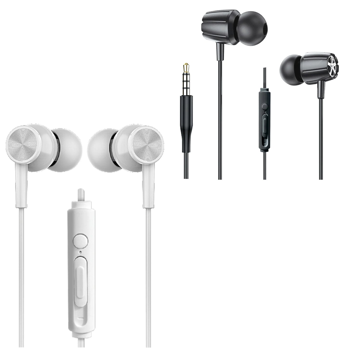 3.5Mm Stereo In-Ear Earbuds with Microphone
