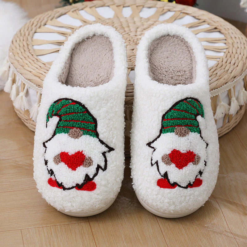 Cute Santa Claus Christmas Slippers