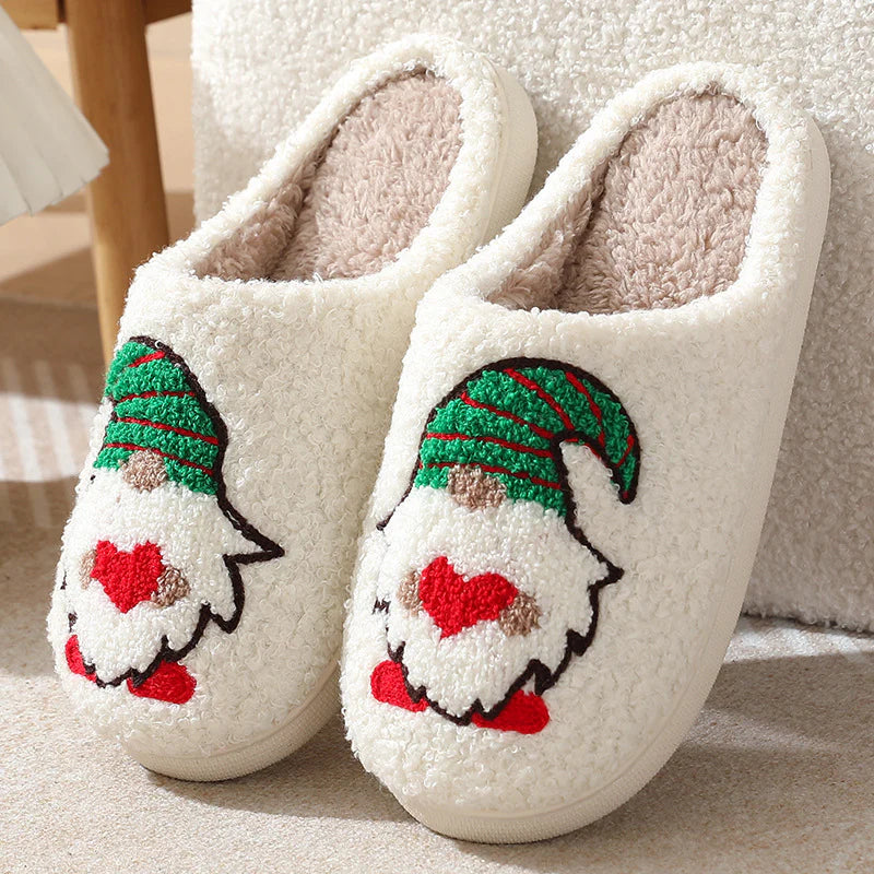 Cute Santa Claus Christmas Slippers