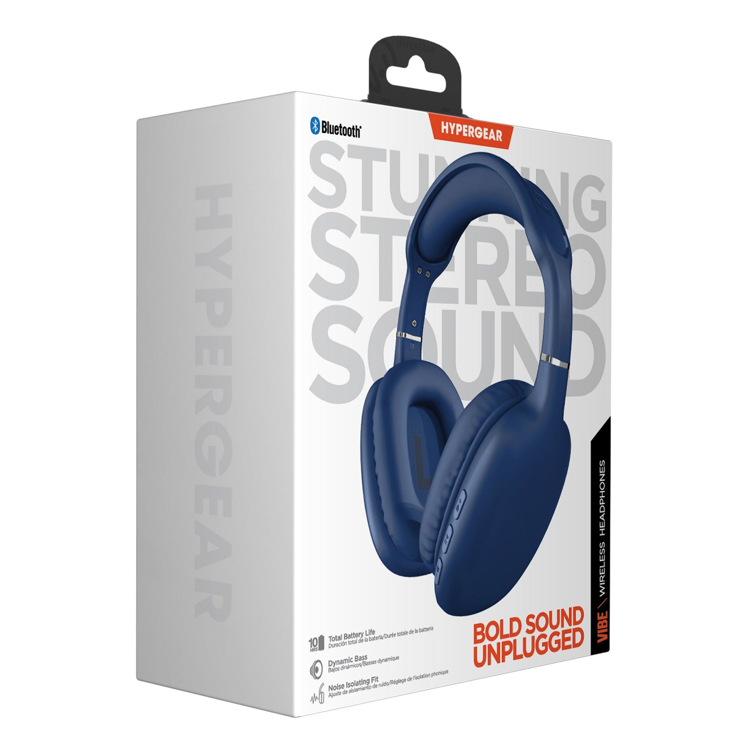 Hypergear VIBE Wireless Bluetooth Headphones W Extended Battery Life