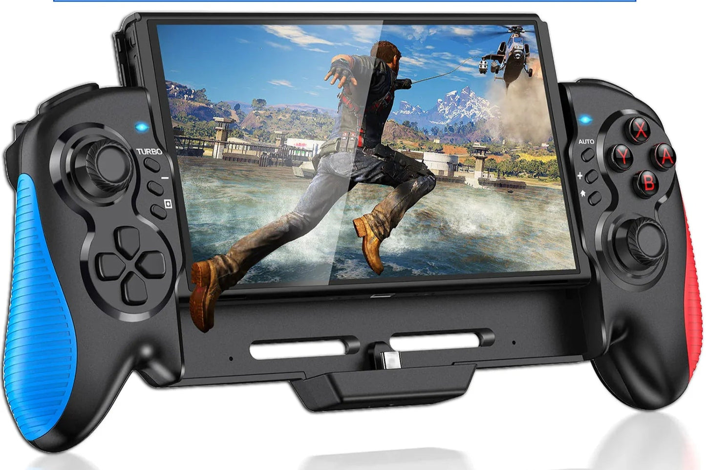 Dual Vibration Handheld Controller Grip Gamepad for Nintendo Switch Joy-Con Game