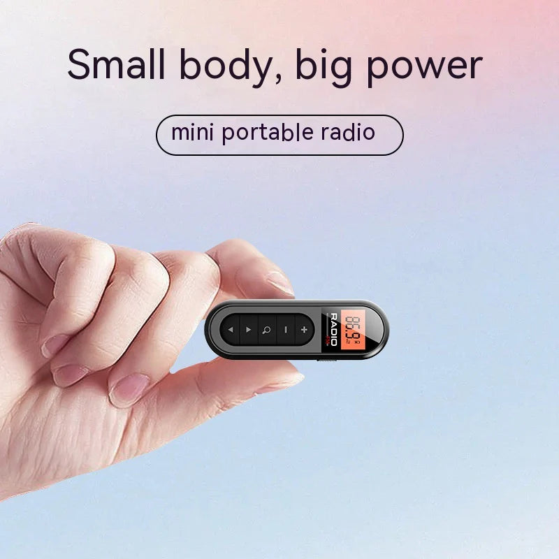 Portable Wireless Speaker with Clip