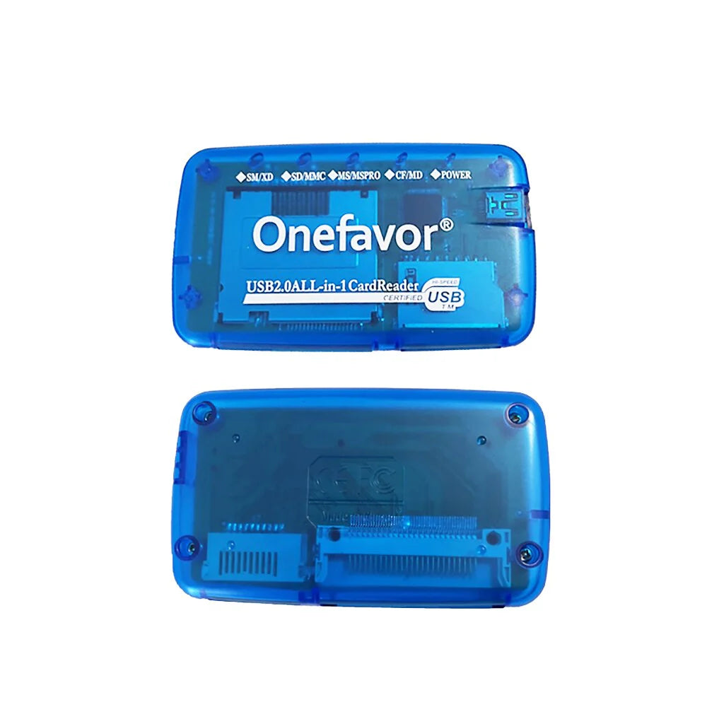 Portable Memory Card Reader SM Card Reader High Speed USB 2.0 All in One Cardreader Supply for SM SD MMC Memory Stick
