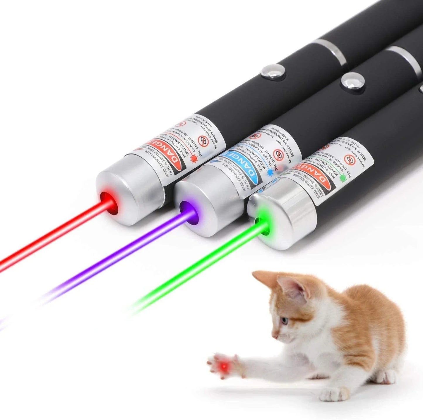 Laser Pointer Pen / Green, Blue, Red Beam