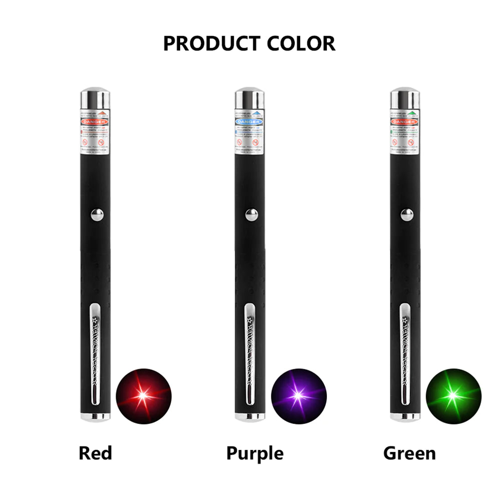 Laser Pointer Pen / Green, Blue, Red Beam