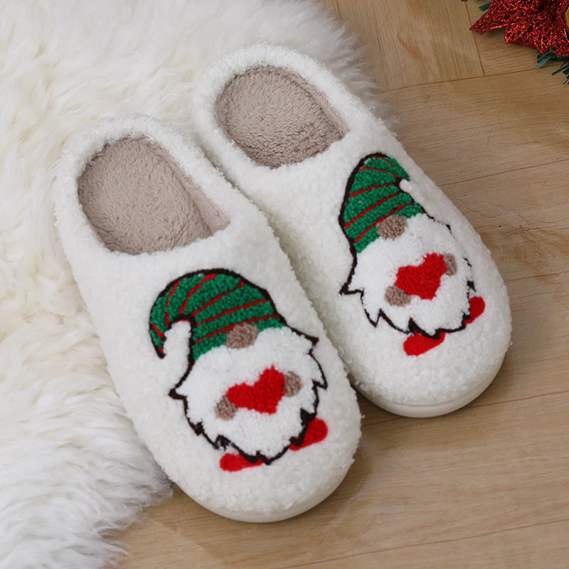 Cute Santa Claus Christmas Slippers