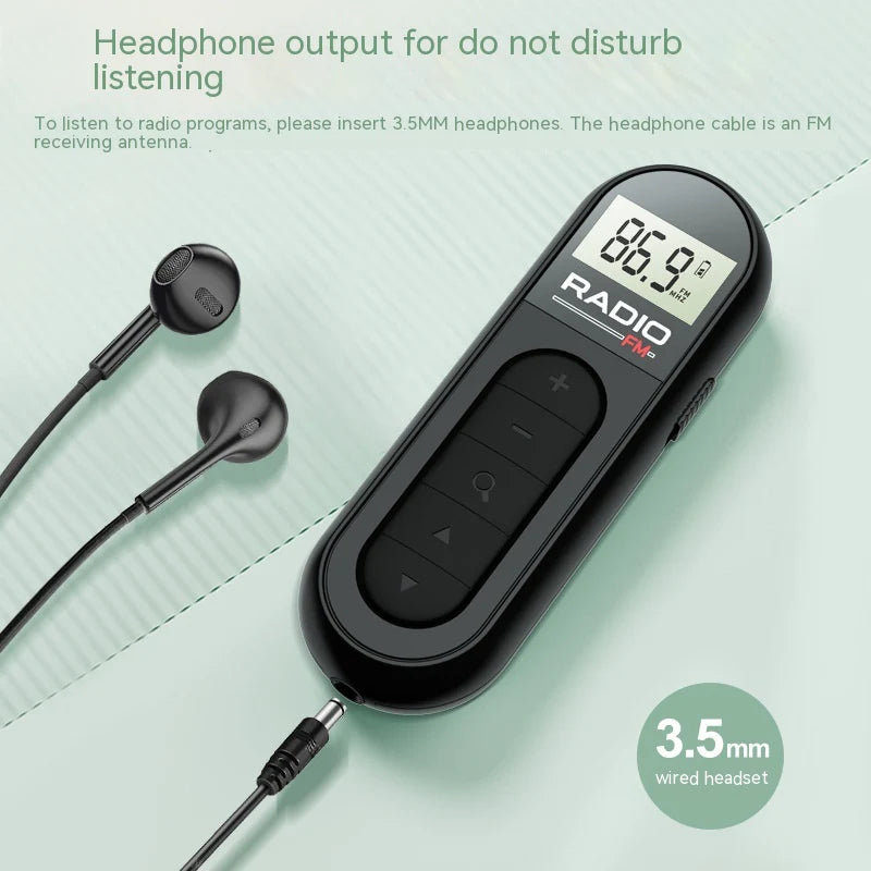Portable Wireless Speaker with Clip
