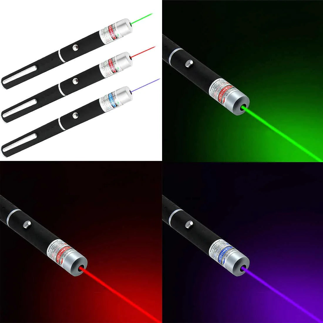 Laser Pointer Pen / Green, Blue, Red Beam