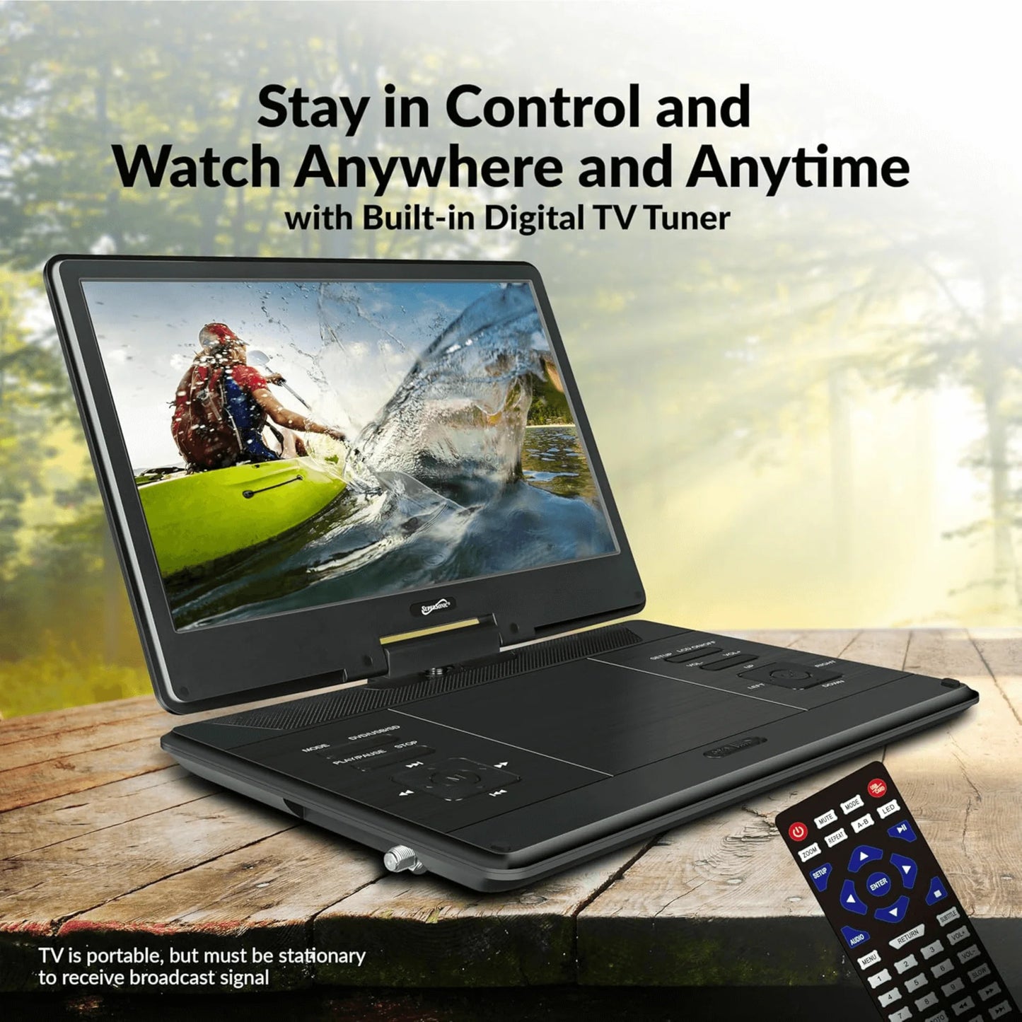 Supersonic 14-Inch Portable LED DVD Player