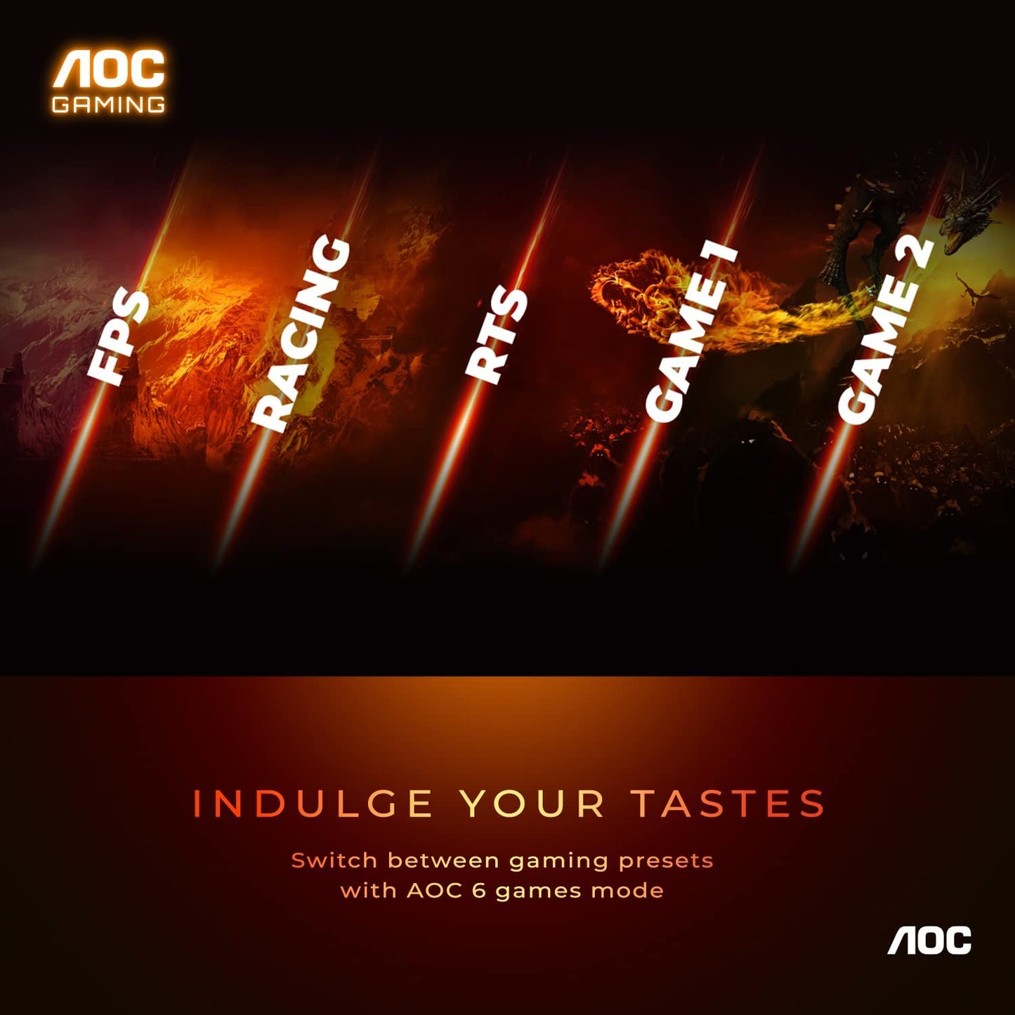 AOC  24" Curved Frameless Gaming Monitor, FHD 1920X1080, , Height Adjustable Black