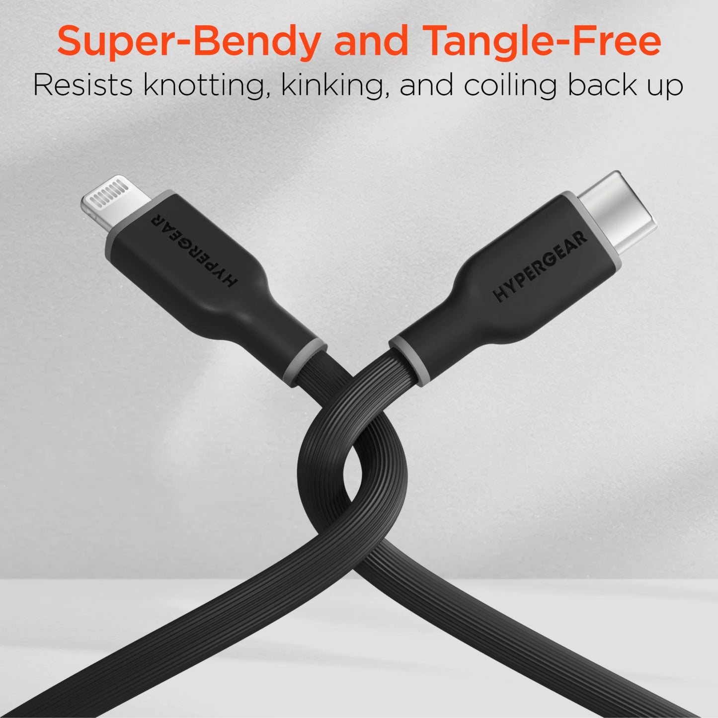 Hypergear Flexi PRO USB-C to Lightning Cable 10Ft