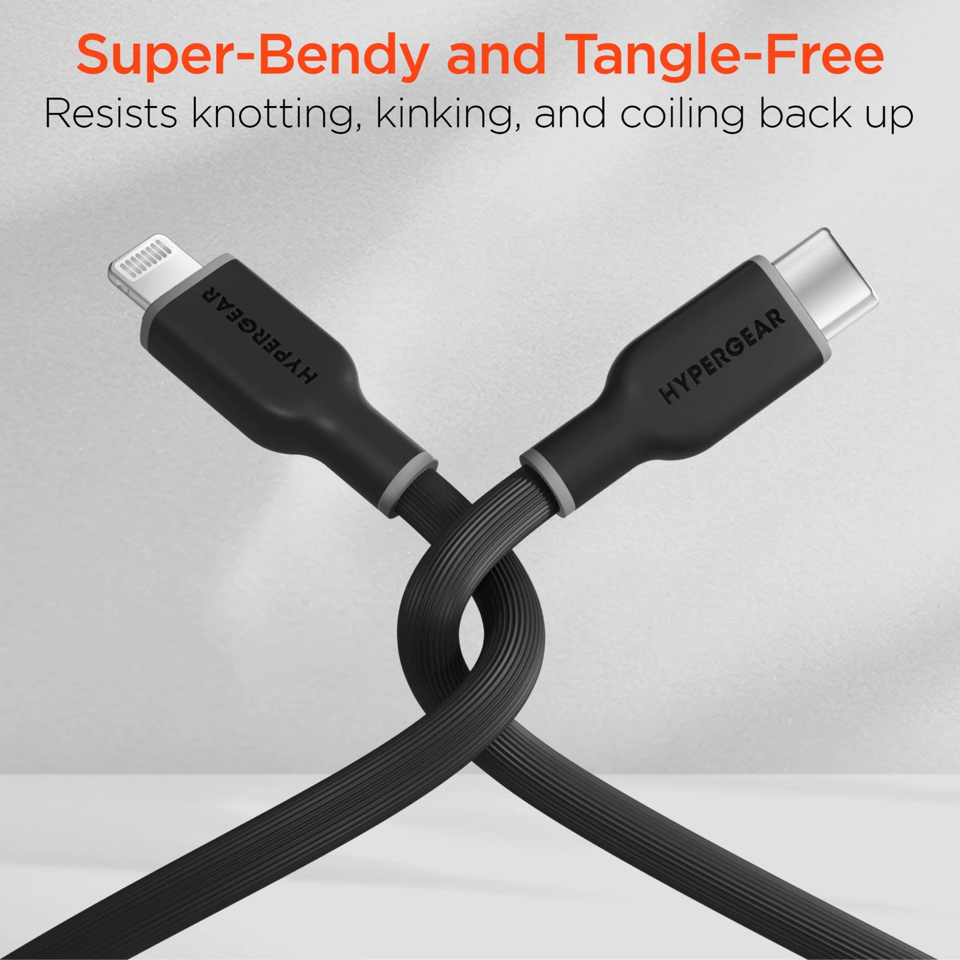 Hypergear Flexi PRO USB-C to Lightning Cable 10Ft