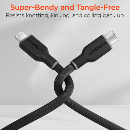 Hypergear Flexi PRO USB-C to Lightning Cable 10Ft