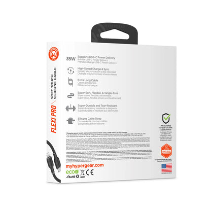 Hypergear Flexi PRO USB-C to Lightning Cable 10Ft