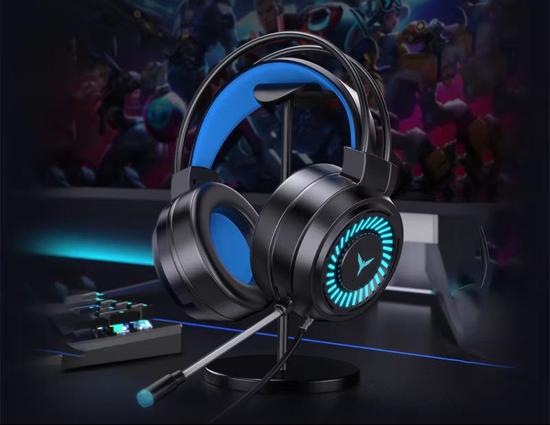 Hot Selling G58 Gaming Headphones Stereo Surround 7.1 Wired Headphones Microphones Esports Gaming Gear Over-Ear Headphones