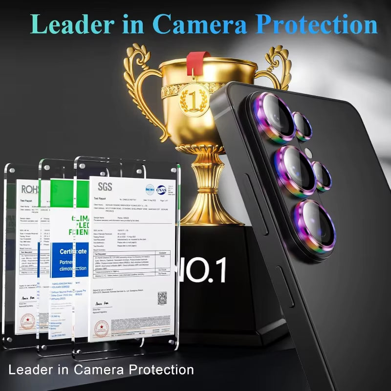 2Pcs Camera Lens Protector for Samsung S26 Ultra plus S25 S24 9H Tempered Glass