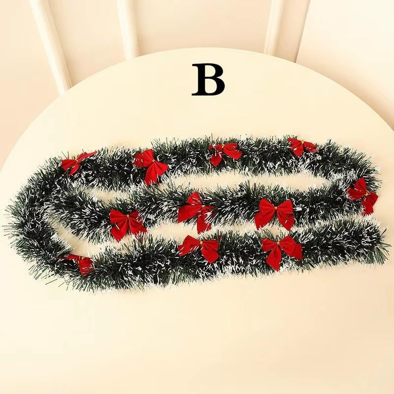 1PCS-2M Christmas Eve Bar Top Ribbon Garland