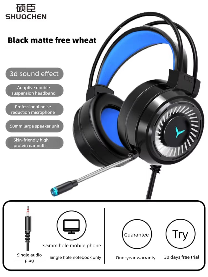 Hot Selling G58 Gaming Headphones Stereo Surround 7.1 Wired Headphones Microphones Esports Gaming Gear Over-Ear Headphones