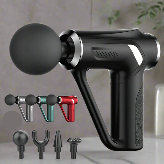 SITUOFUN Massage Gun 32 Levels Deep Tissue Neck Body Back Muscle Sport Electric Pistol Massager Exercise Relaxation Pain Relief