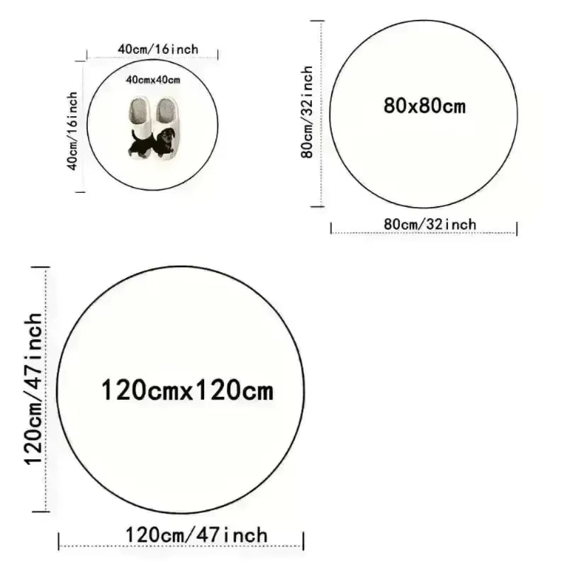 Santa Claus Christmas 3D Printed round Mat Christmas Christmas Decor Christmas Welcome Door Mat Winter Home Christmas Decoration