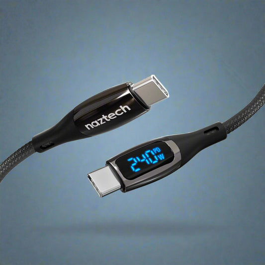 Naztech Digiwatt USB-C to USB-C Digital LED Cable 12Ft
