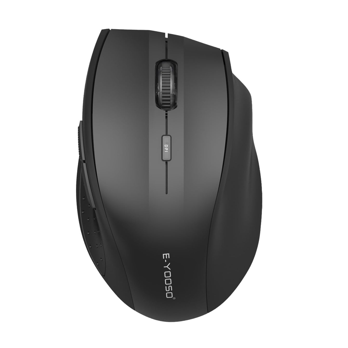 E-YOOSO Wireless Mouse for Laptop, Portable Optical Computer Mouse, 6 Buttons, Cordless 2.4GHz with USB Receiver, 5-Level 4800 DPI, 18 Months Battery Life for PC Chromebook Windows Mac