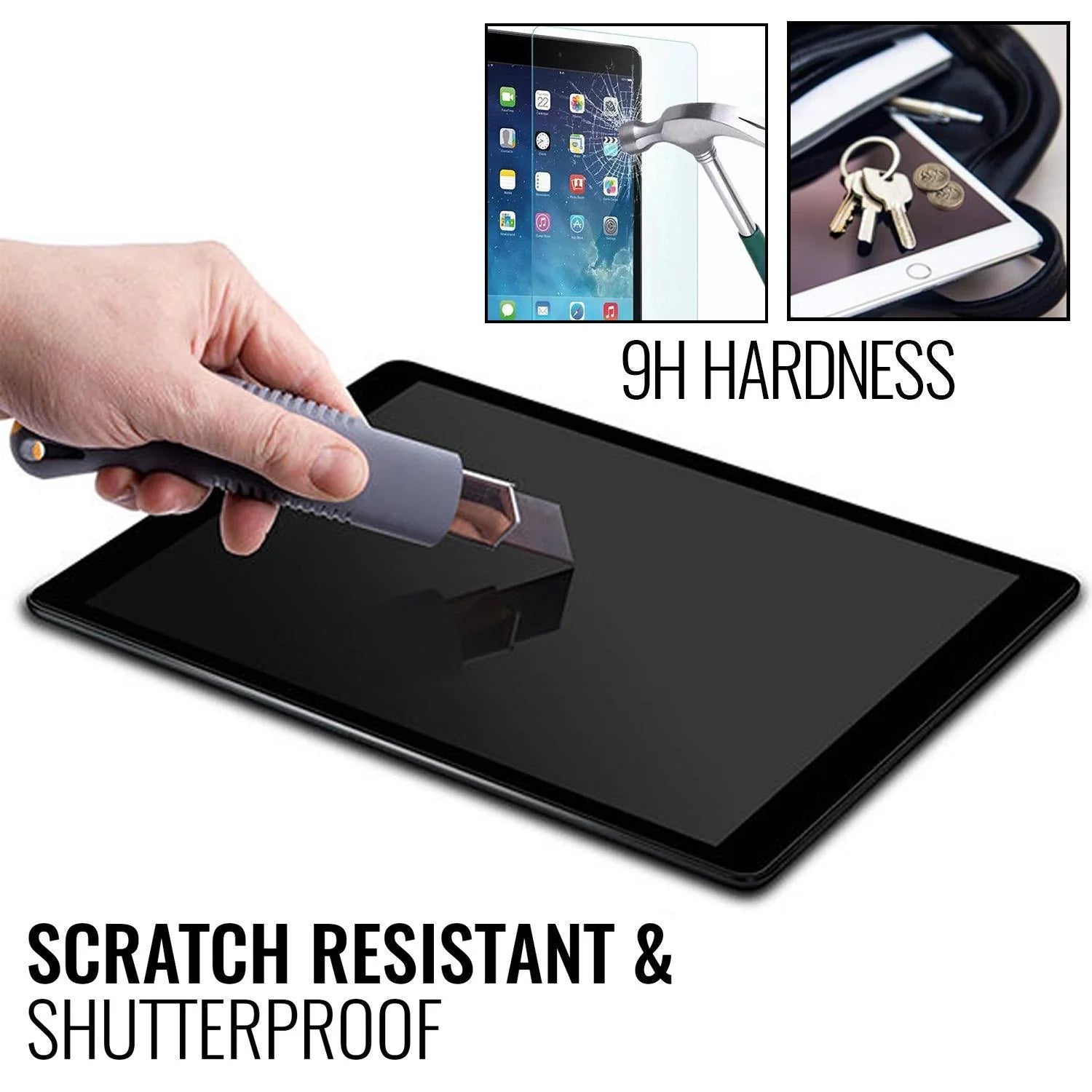 Tempered Glass Screen Protector for Ipad Pro 12.9 Sensitive Scratch Water Resist