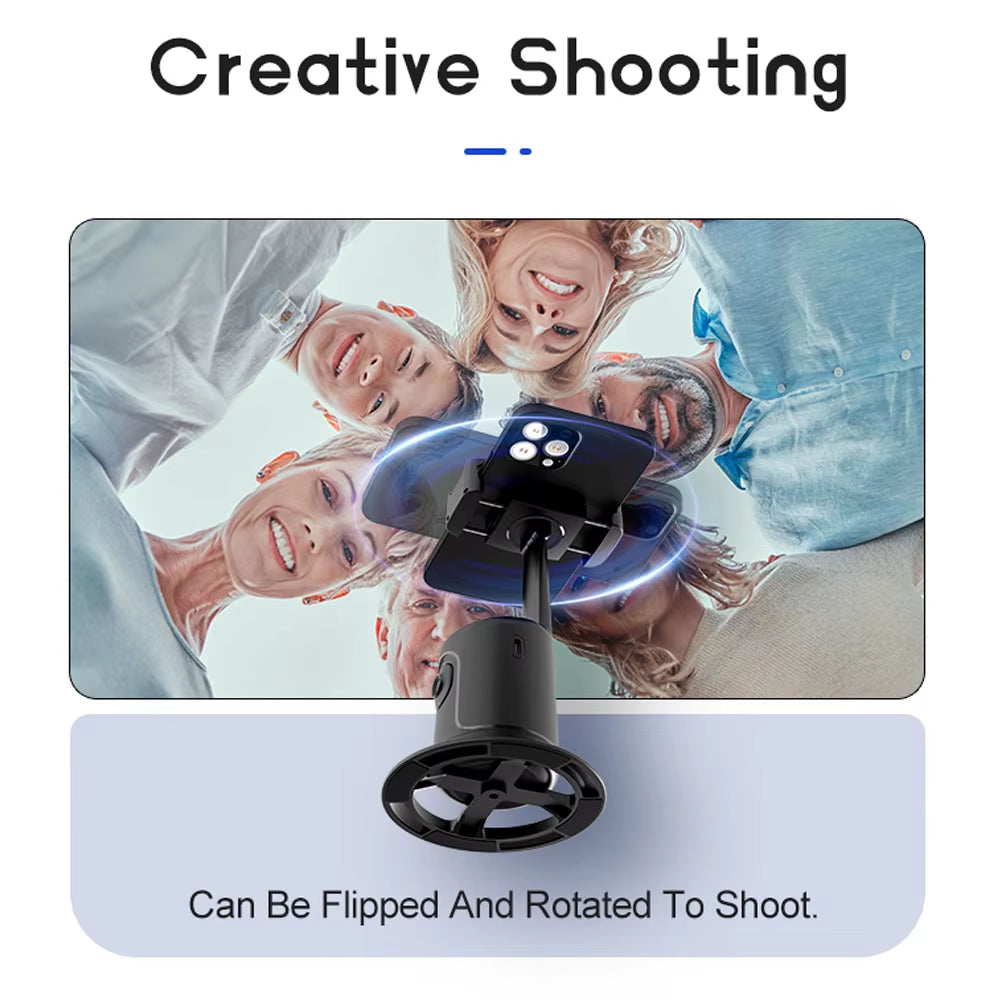 AI Smart Gimbal 360° Auto Face Tracking Phone Holder 