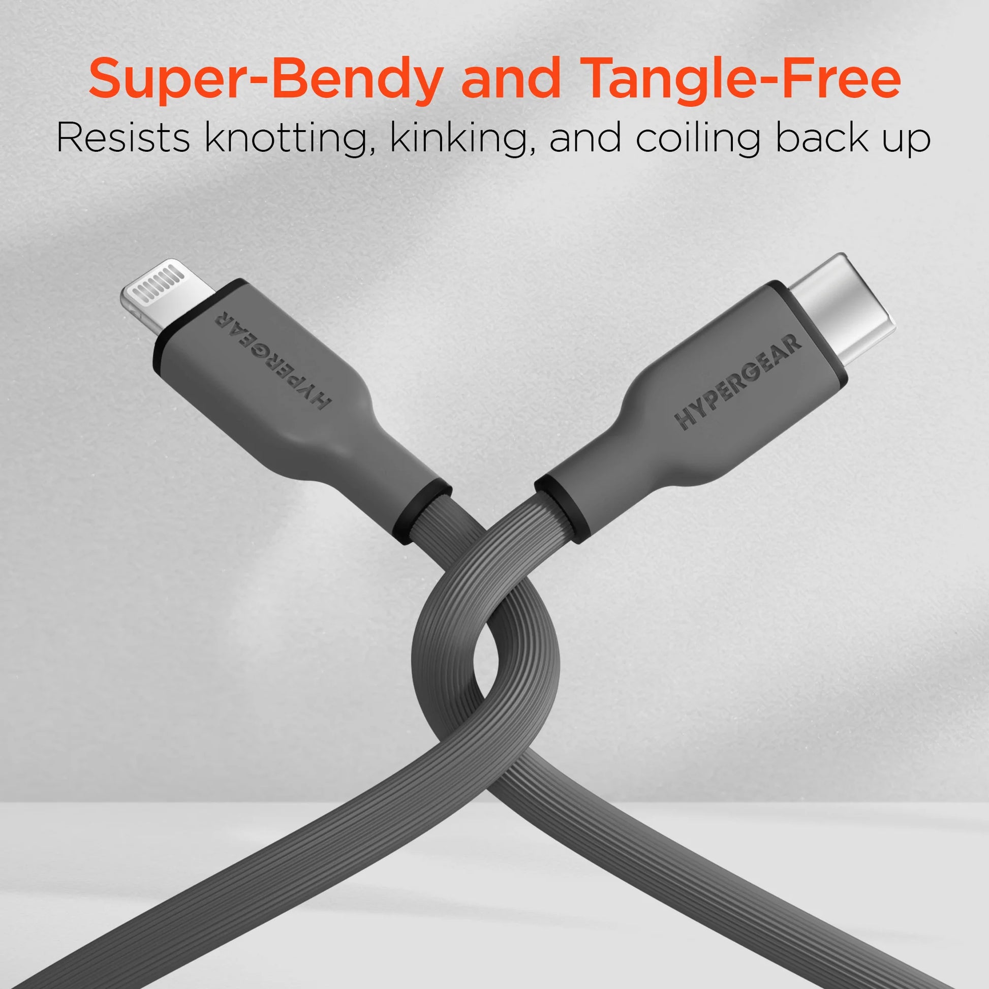 Hypergear Flexi PRO USB-C to Lightning Cable 10Ft