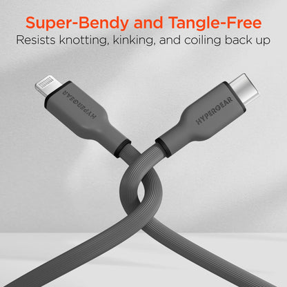 Hypergear Flexi PRO USB-C to Lightning Cable 10Ft