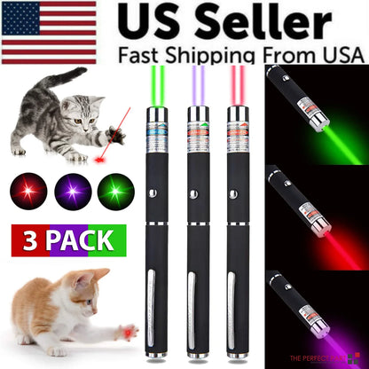 Laser Pointer Pen / Green,  Blue,  Red Beam 