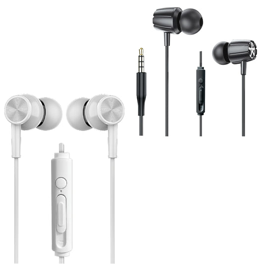 3.5Mm Stereo In-Ear Earbuds with Microphone