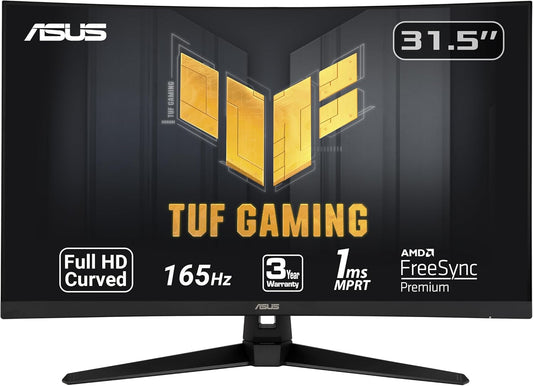 TUF Gaming VG328H1B 32” Curved Monitor, 1080P Full HD
