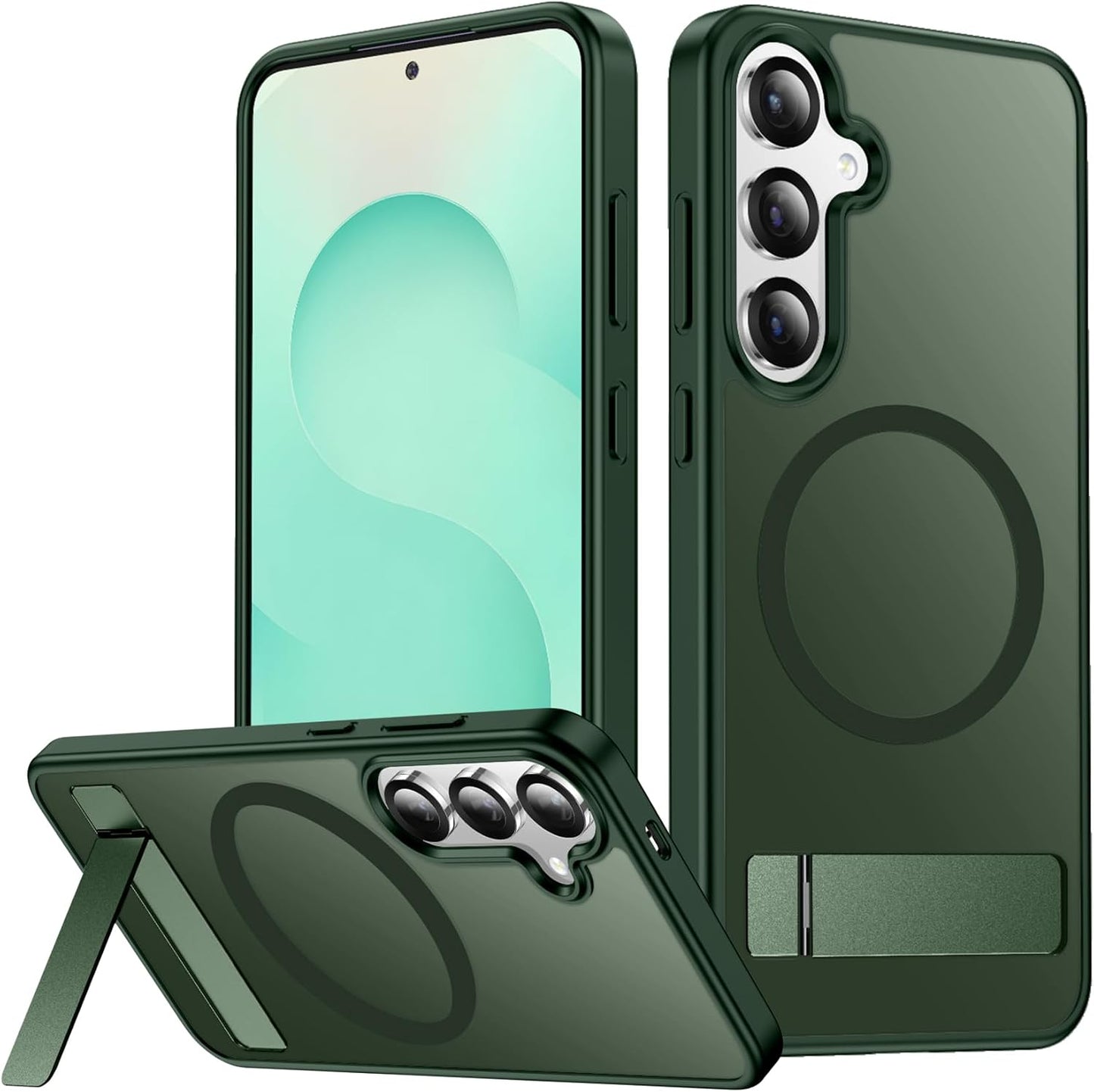 SPIDERCASE Magnetic for Samsung Galaxy S26 Ultra Case,[Built-in Invisible Kickstand][Compatible with Magsafe] Slim Translucent Matte Phone Case for S26 Ultra 6.9'', Purple