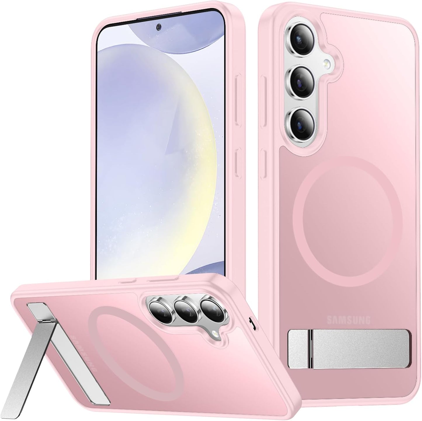 SPIDERCASE Magnetic for Samsung Galaxy S26 Ultra Case,[Built-in Invisible Kickstand][Compatible with Magsafe] Slim Translucent Matte Phone Case for S26 Ultra 6.9'', Purple