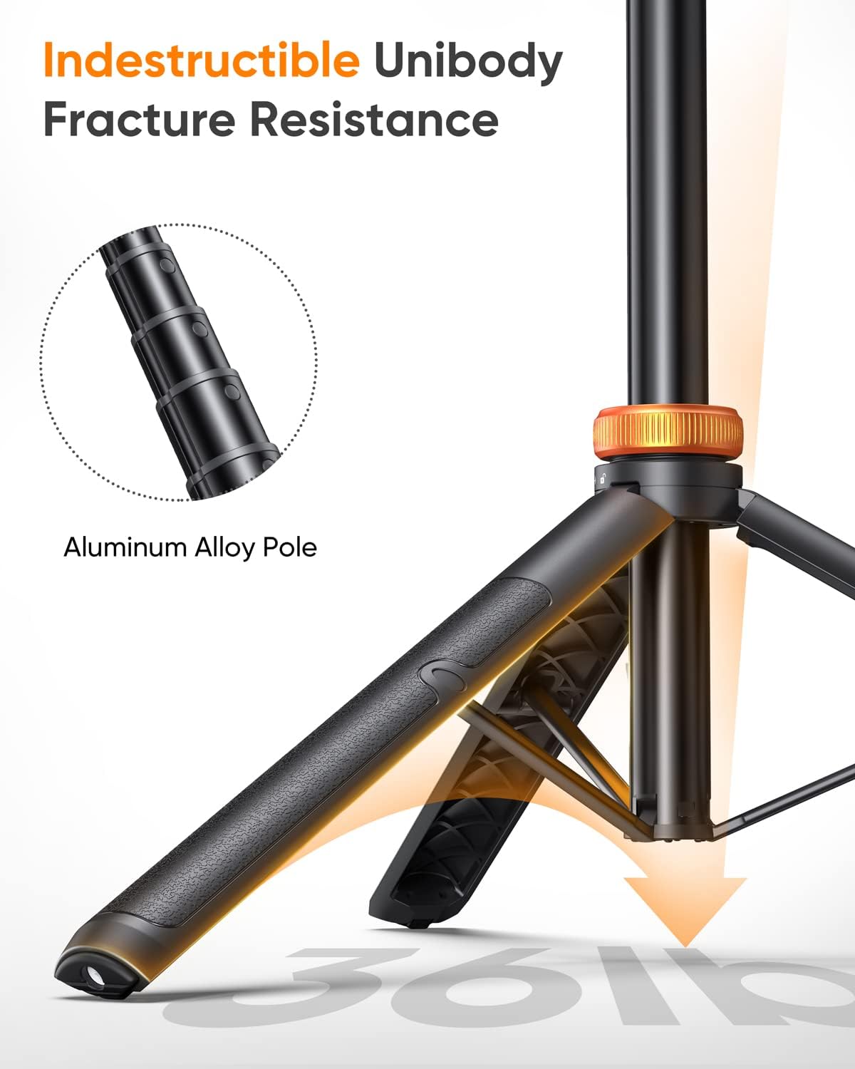 EUCOS 62" Phone Tripod, Selfie Stick with Remote | Extendable Phone Stand Compatible with iPhone/Android
