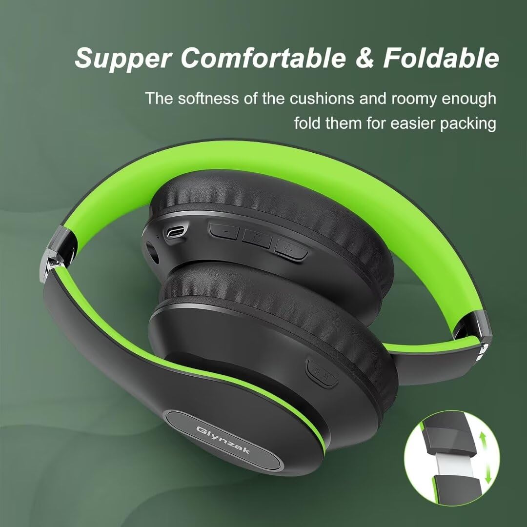 Wireless Bluetooth Headphones Over Ear V6.0 HiFi Stereo with Mic