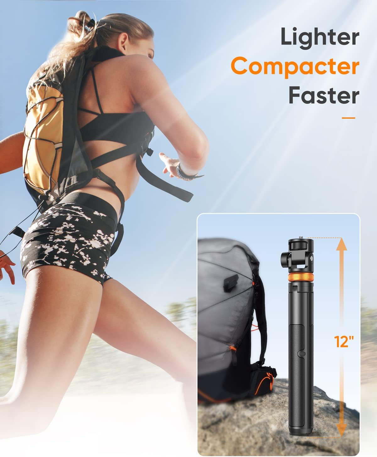 EUCOS 62" Phone Tripod, Selfie Stick with Remote | Extendable Phone Stand Compatible with iPhone/Android