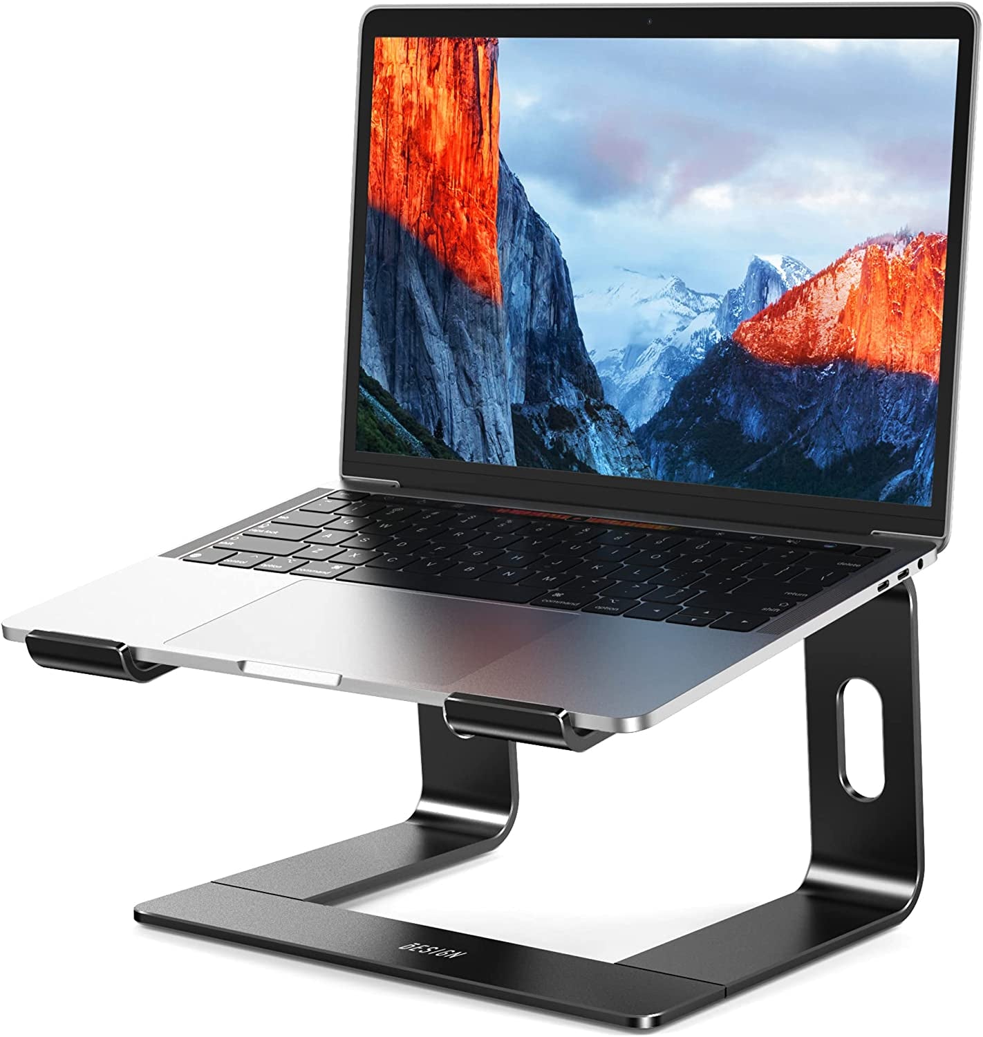 BESIGN LS03 Aluminum Laptop Stand, Detachable Computer Stand, Black
