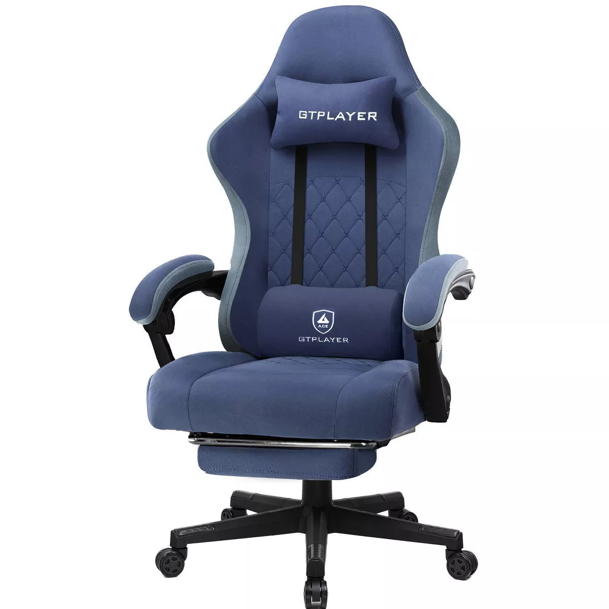 GTPLAYER Gaming Chair Fabric Linkage Armrests Ergonomic 