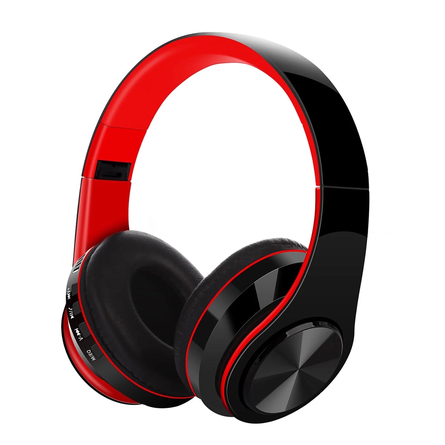 Bluetooth Headphones over Ear Wireless Noise Cancelling Headphones Foldable Stereo Earphone Super Bass Headset