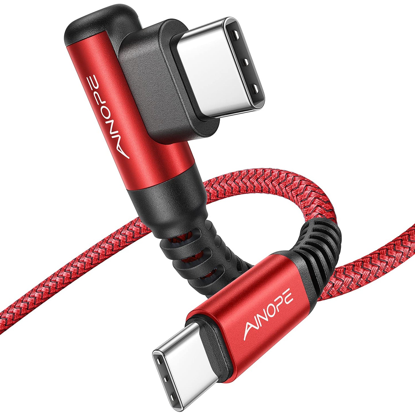 AINOPE USB C to USB C Cable (60W 2Pack 6.6ft) C to C Cable Fast Charging